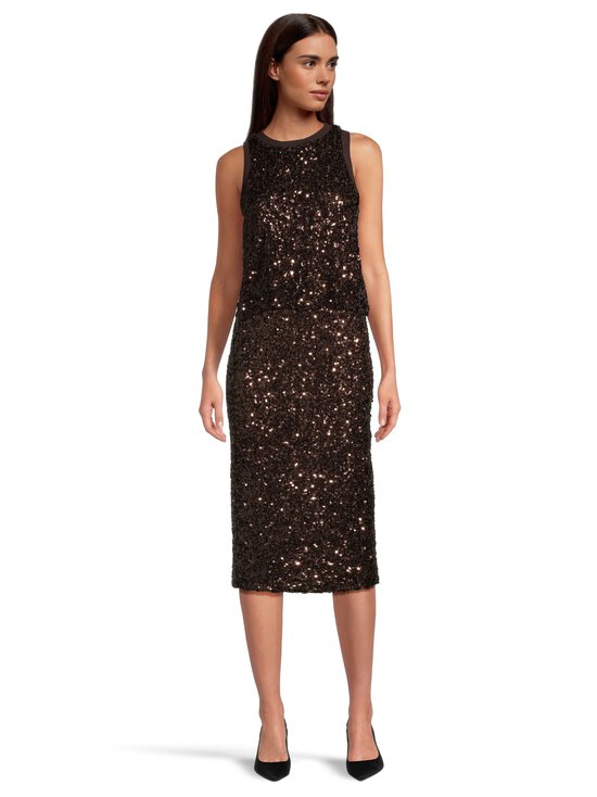 Marella - Rennes Sequins -paljettihame - 003 BROWN - photo 3 Marella - Rennes Sequins -paljettihame - 003 BROWN | Stockmann - photo 3