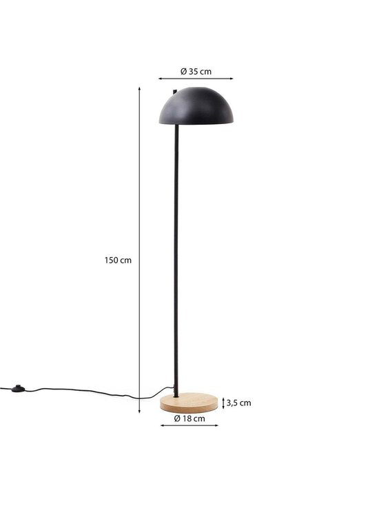 Kave Home - Catlar-lattiavalaisin - MUSTA | Stockmann - photo 2