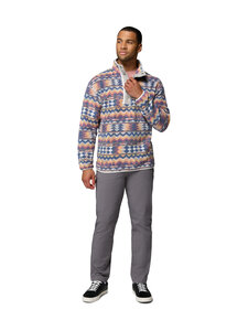 Columbia - Helvetia II Printed Half Snap -fleecepaita - 125 SEA SALT, RETROTREE | Stockmann