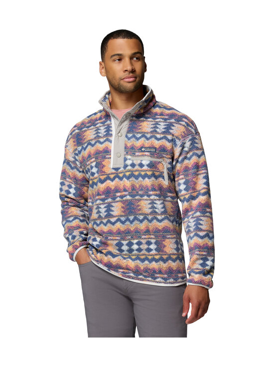 Columbia - Helvetia II Printed Half Snap -fleecepaita - 125 SEA SALT, RETROTREE | Stockmann - photo 2