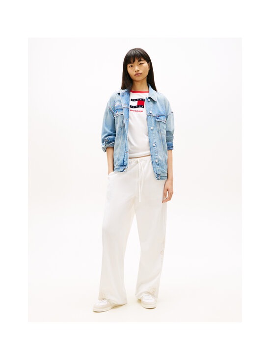 Tommy Jeans - Brodeeratut housut - YBH ANCIENT WHITE | Stockmann - photo 2