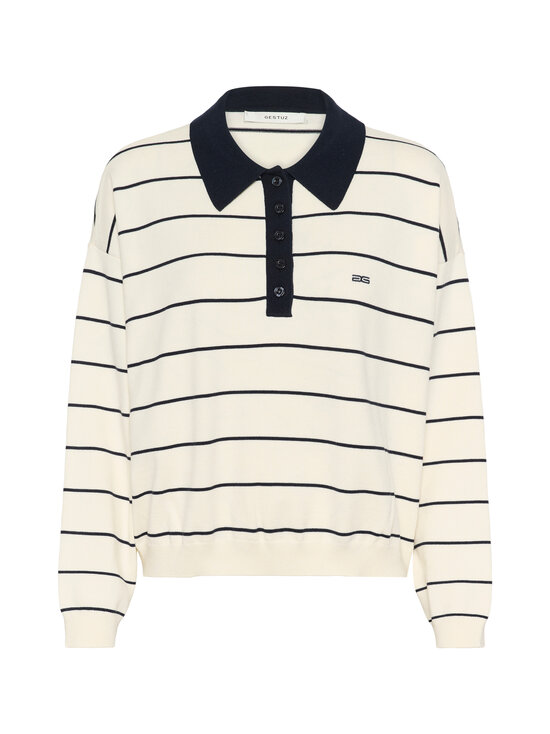 Gestuz - Kootud polosärk GZtaige - 140 EGRET/SKYCAPTAIN STRIPED | Stockmann - photo 1