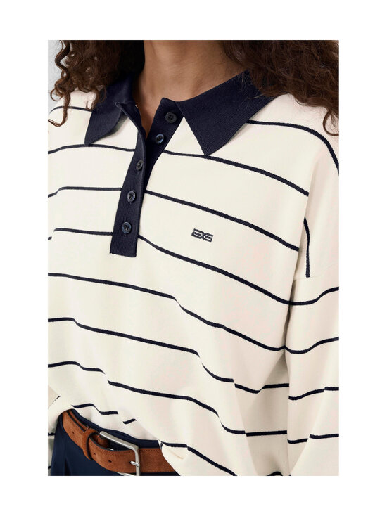 Gestuz - Kootud polosärk GZtaige - 140 EGRET/SKYCAPTAIN STRIPED | Stockmann - photo 3