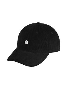 Carhartt WIP - Velvetkangast nokkmüts Harlem - 0D2XX BLACK / WHITE /--- | Stockmann