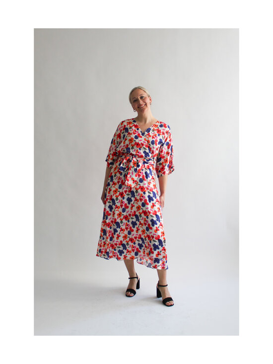 Lili Marleena - Kukkakuvioitu midi-kietaisumekko - WHITE | Stockmann - photo 2