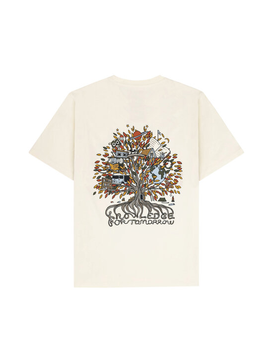 Knowledge Cotton Apparel - Back Print t-paita - 5004 WHITE MULTI | Stockmann - photo 2