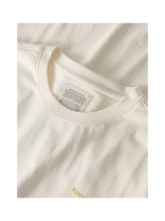 Knowledge Cotton Apparel - Back Print t-paita - 5004 WHITE MULTI | Stockmann - photo 3