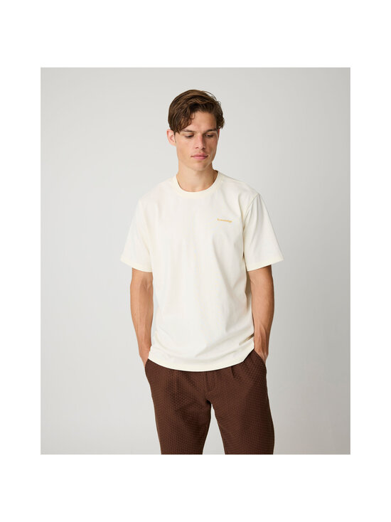 Knowledge Cotton Apparel - Back Print t-paita - 5004 WHITE MULTI | Stockmann - photo 4