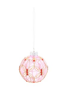 Villa Stockmann - Glass Ball Glitter -joulukoriste - PINK | Stockmann