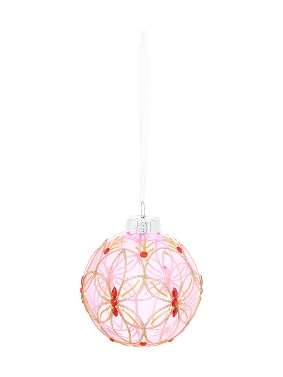 Villa Stockmann - Glass Ball Glitter -joulukoriste - PINK | Stockmann - photo 1