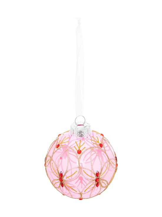 Villa Stockmann - Glass Ball Glitter -joulukoriste - PINK | Stockmann - photo 2