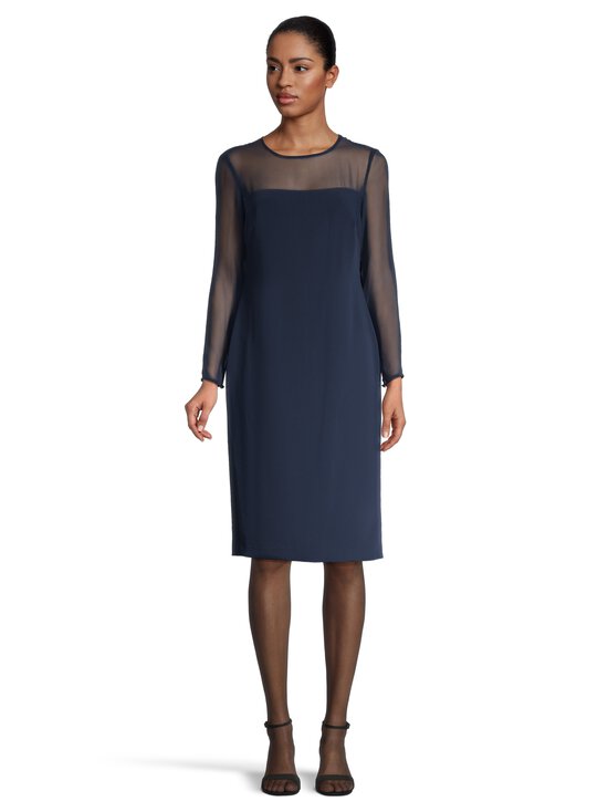 Lauren Ralph Lauren - Mekko läpikuultavilla hihoilla - 002 LAUREN NAVY | Stockmann - photo 2