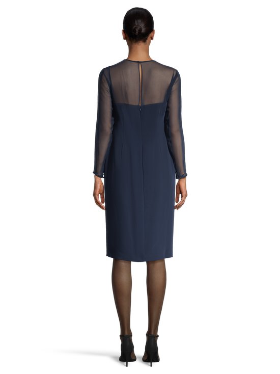 Lauren Ralph Lauren - Mekko läpikuultavilla hihoilla - 002 LAUREN NAVY | Stockmann - photo 3