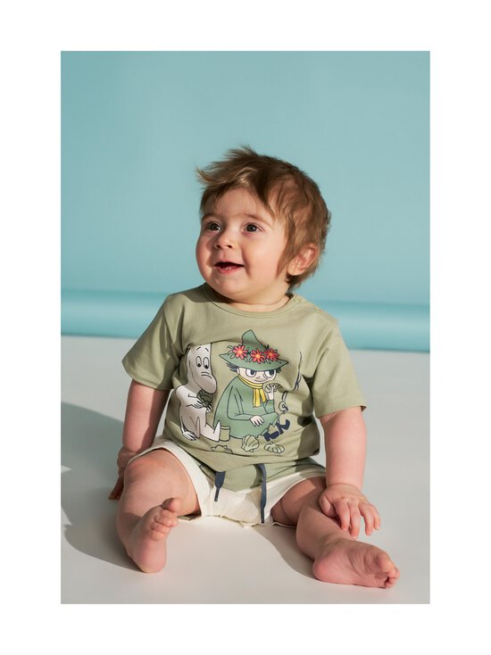 Moomin by Martinex - Lomapäivä-shortsisetti - GREEN/WHITE | Stockmann - photo 4
