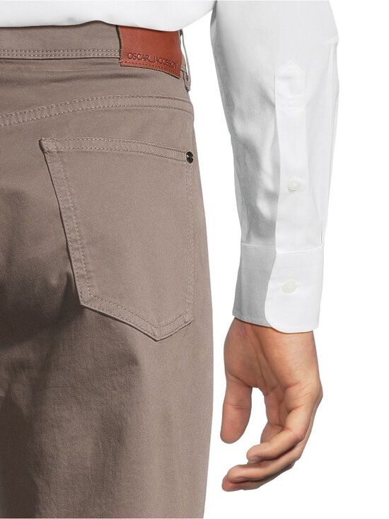 Oscar Jacobson - Püksid Slim Fit 5-Pocket Stretch - 466 BAKED BEIGE | Stockmann - photo 5