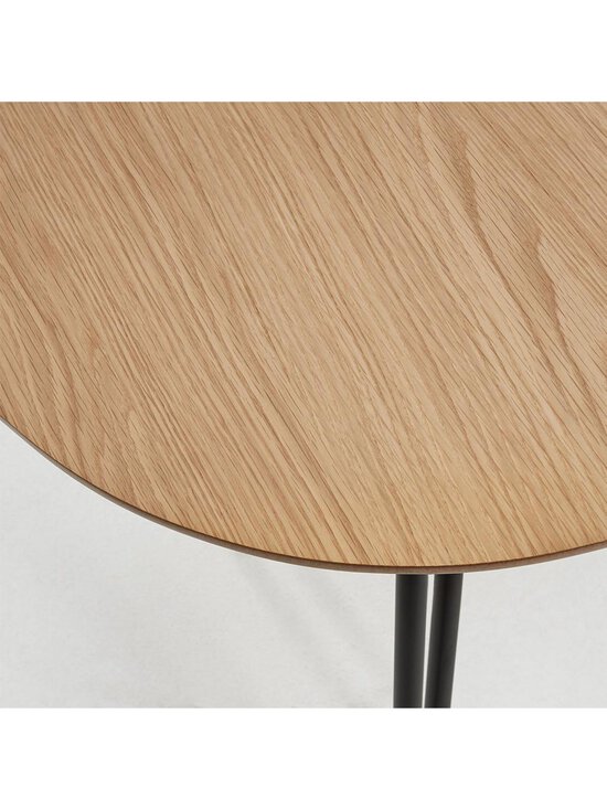 Kave Home - Novac- jatkettava ruokapöytä tammi/musta 100 x 170/320 cm - BROWN | Stockmann - photo 7