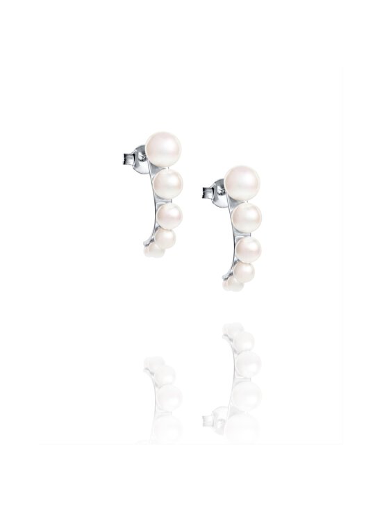 Efva Attling - Strings Of Pearls -helmikorvakorut - SILVER + PEARL | Stockmann - photo 2