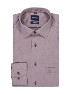 Olymp - Modern Fit -kauluspaita, erikoispitkät hihat - 37 BORDEAUX | Stockmann
