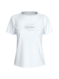Calvin Klein Jeans - Monologo t-paita - YAF BRIGHT WHITE | Stockmann