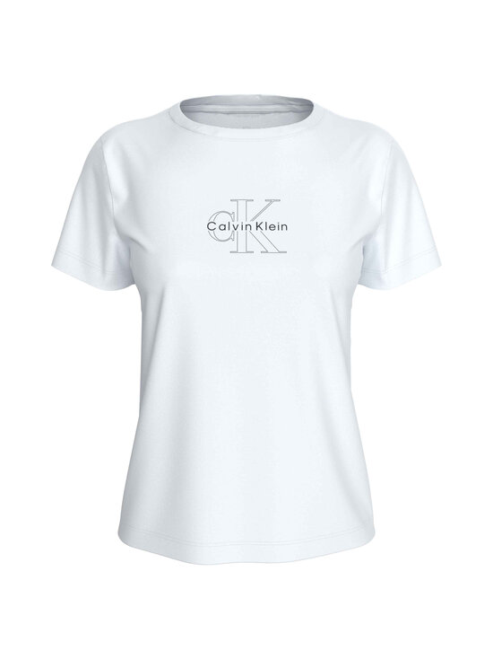 Calvin Klein Jeans - Monologo t-paita - YAF BRIGHT WHITE | Stockmann - photo 1