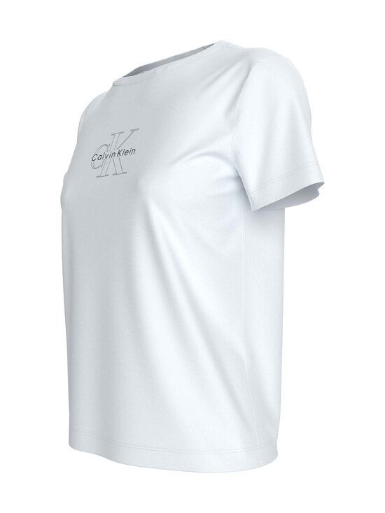 Calvin Klein Jeans - Monologo t-paita - YAF BRIGHT WHITE | Stockmann - photo 3