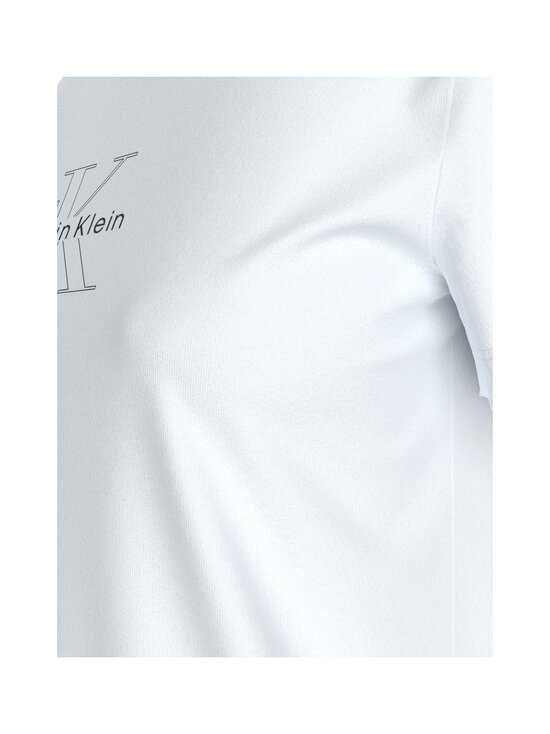 Calvin Klein Jeans - Monologo t-paita - YAF BRIGHT WHITE | Stockmann - photo 5