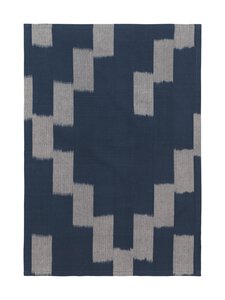 Ferm Living - Köögirätik Ikat 70 x 50 cm - INK BLUE/PARCHMENT | Stockmann