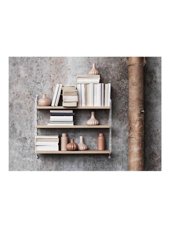 String - String Pocket -hylly valkoinen/saarni - BROWN | Stockmann - photo 2