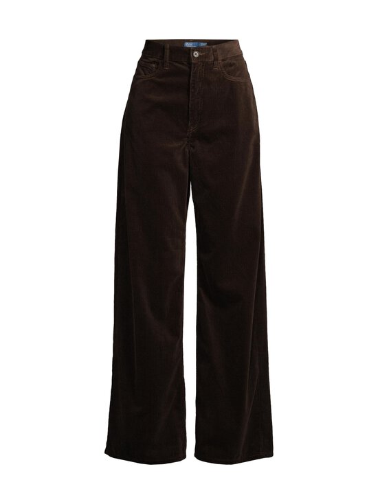 Leveälahkeiset housut