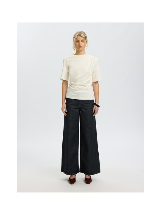 Selected - Slwtaj Light Twist -t-paita - EGRET | Stockmann - photo 2