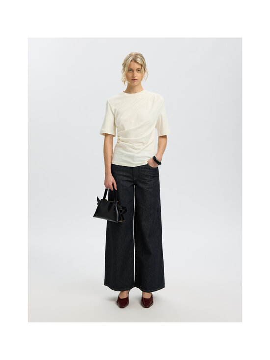 Selected - Slwtaj Light Twist -t-paita - EGRET | Stockmann - photo 3