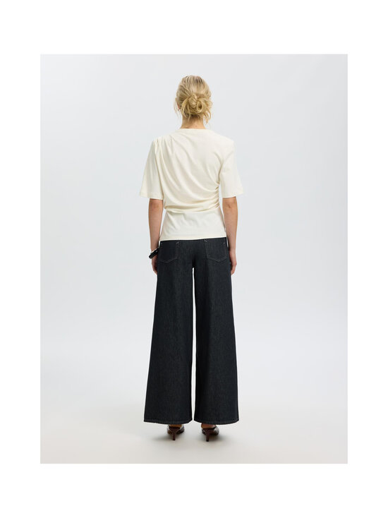 Selected - Slwtaj Light Twist -t-paita - EGRET | Stockmann - photo 4