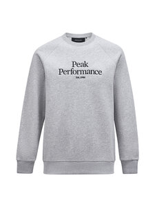Peak Performance - Original-collegepaita - 050 MED GREY MELANGE/BLACK/ | Stockmann