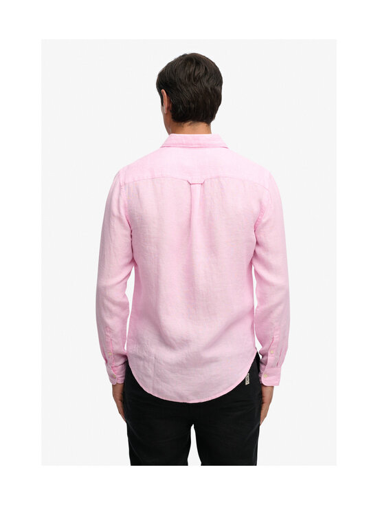 Superdry - Riviera lina krekls ar apkakli - J3B CITY PINK CHAMBRAY | Stockmann - photo 5