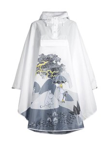 MOOMIN - Muumi Saari -sadeponcho, L - 001 001 ISLAND WHITE | Stockmann