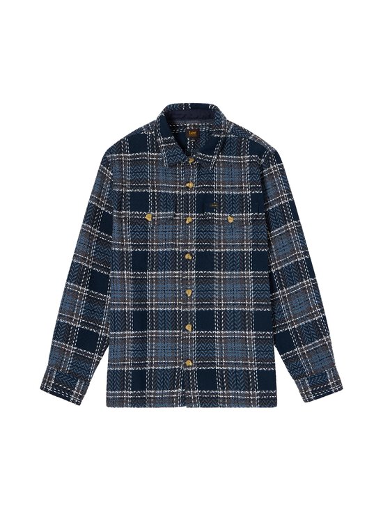 Lee - Särkjakk Textured 2 Pocket - MOOD INDIGO GREY PLAID | Stockmann - photo 1