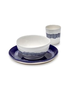 Serax - Nõudekomplekt Stripes Feast Breakfast Set, 12 osa - 26 WHITE/BLUE | Stockmann
