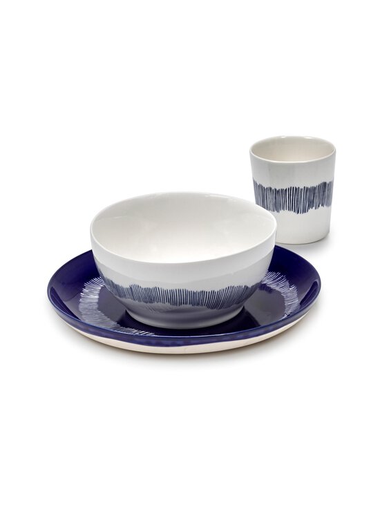Serax - Nõudekomplekt Stripes Feast Breakfast Set, 12 osa - 26 WHITE/BLUE | Stockmann - photo 1