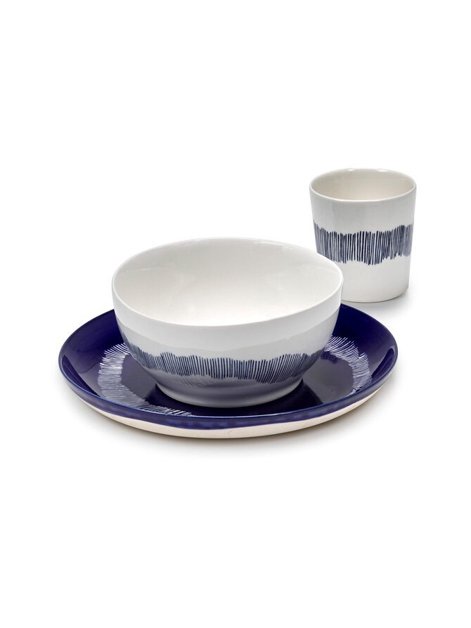 Serax - Stripes Feast Breakfast Set -astiasto 12 Kpl