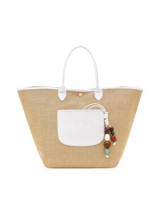 Longchamp - Kott Le Panier Pliage Perles Top Handle - 007 WHITE | Stockmann