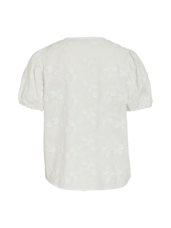Vila - Visimone O-Neck -lyhythihainen pusero - SNOW WHITE | Stockmann - photo 2