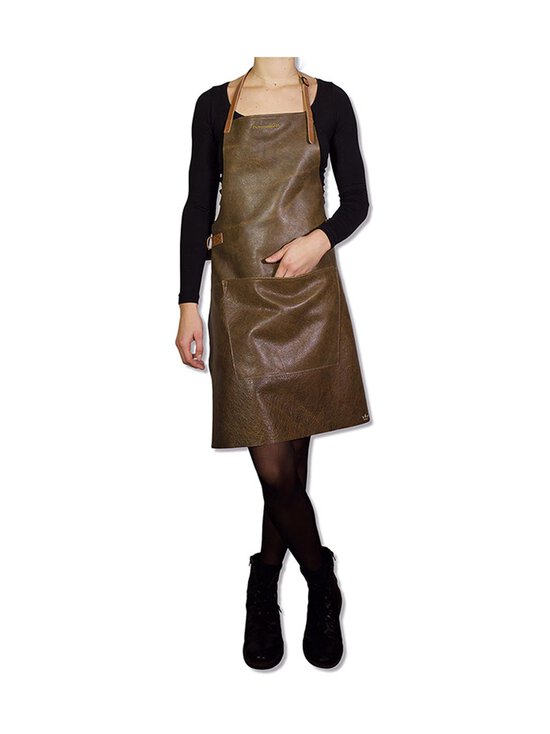 DUTCHDELUXES - BBQ Style Leather Apron, 64.5 x 78.5 cm - VB VINTAGE BROWN - photo 2 DUTCHDELUXES - BBQ Style Leather Apron, 64.5 x 78.5 cm - VB VINTAGE BROWN | Stockmann - photo 2