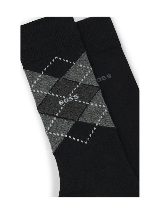 BOSS - Argyle zeķes 2 iepak. - 001 BLACK | Stockmann - photo 3