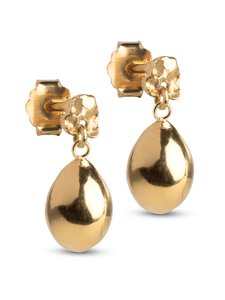 ENAMEL Copenhagen - Poe apzeltīti auskari - 925S/GP | Stockmann