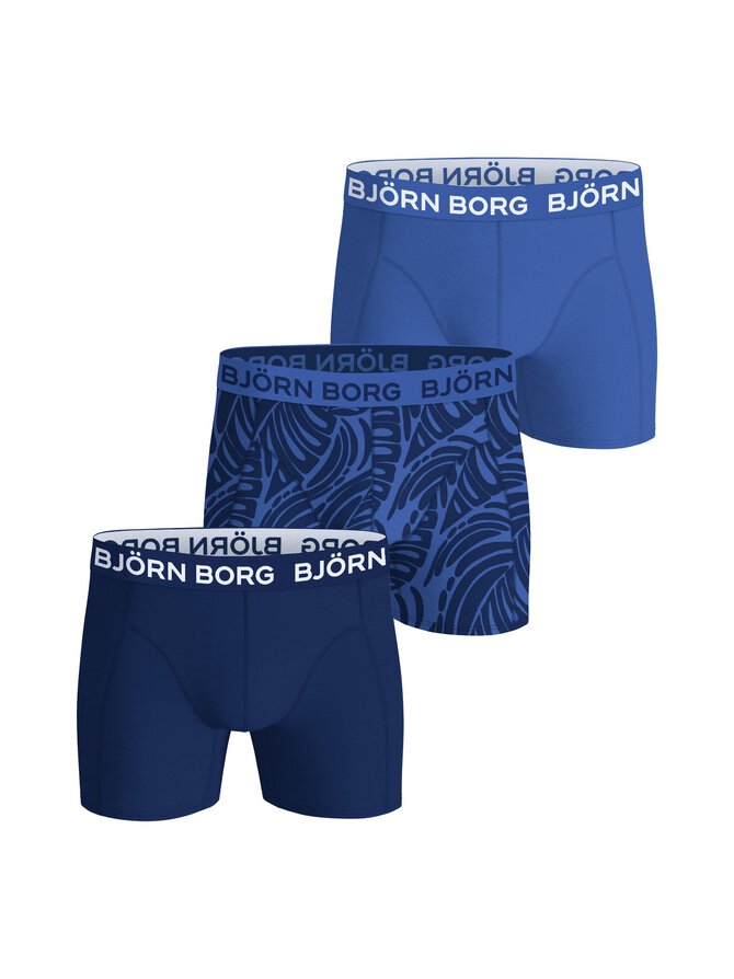 Björn Borg - Cotton Stretch Boxer -alushousut 3 Pack - Miehet
