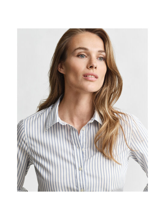 GANT - Regular Classic Striped -popliinipaita - 113 EGGSHELL | Stockmann - photo 4