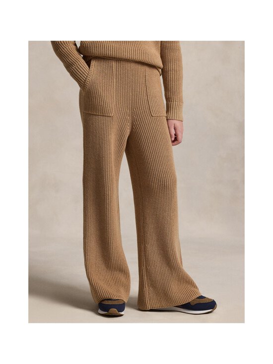 Polo Ralph Lauren - Wide Leg rievota adījuma bikses - MEDIUM BEIGE - photo 3 Polo Ralph Lauren - Wide Leg rievota adījuma bikses - MEDIUM BEIGE | Stockmann - photo 3