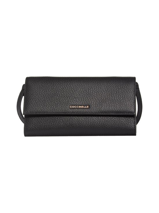 Coccinelle - Metallic Soft Wallet With Strap maka soma - 001 NOIR - photo 1 Coccinelle - Metallic Soft Wallet With Strap maka soma - 001 NOIR | Stockmann - photo 1