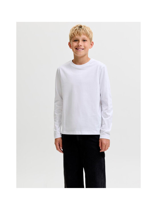 JACK & JONES junior - JjeOrganic Relaxed O-neck -paita - BRIGHT WHITE | Stockmann - photo 5