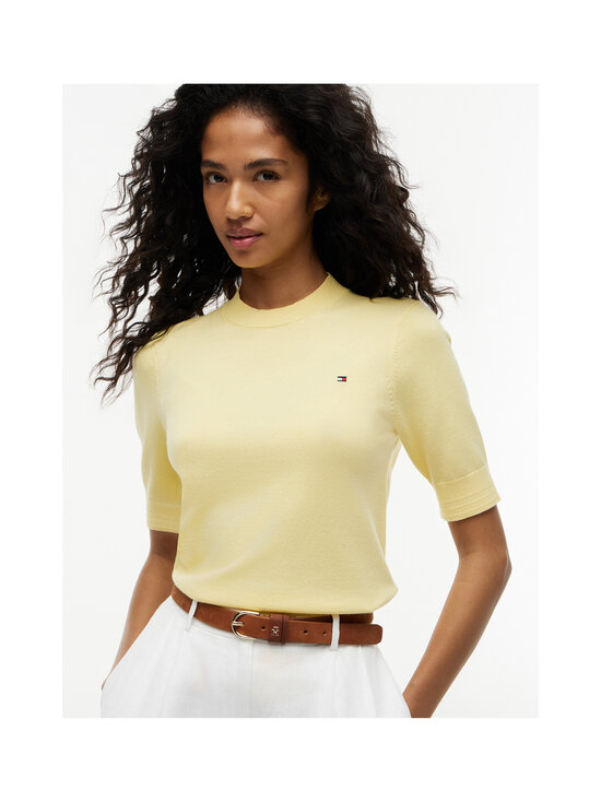 Tommy Hilfiger - Jersey Fine C-Neck -neulepaita - ZF0 CITRONELLA | Stockmann - photo 5